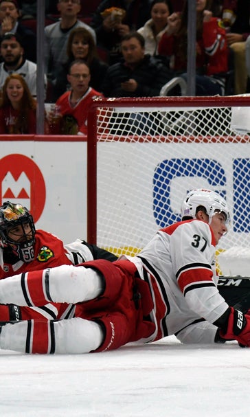Canes hold on to beat Blackhawks 4-3, spoil Colliton’s debut